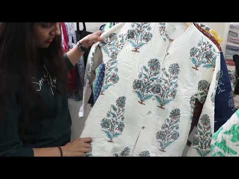 Floral Chanderi Cotton printed fabric Jaipur supplier
