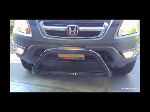 HONDA CRV BULL BAR INSTALL
