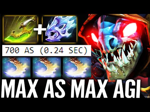 🔥 700 AS WTF Max Agi Steal - Moonshard + Swift Blink Slark 100% Real Monster 7.29 Dota 2 Pro Carry