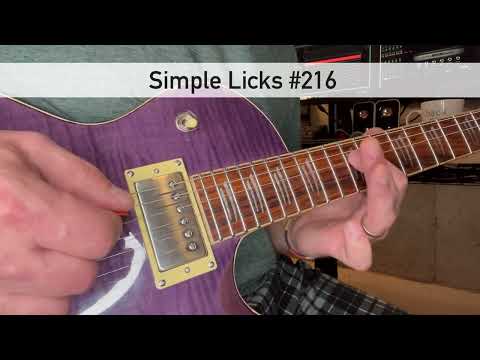 Sweet Bluesy Lick. (play through at end) :: Simple Licks Episode #216