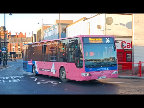 *RARE* Go North East Connections 4 Mercedes Citaro At Park Lane On The 56