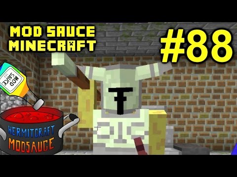 Minecraft Mod Sauce Ep. 88 - Goblin Knight Stronghold !!! ( HermitCraft Modded Minecraft )