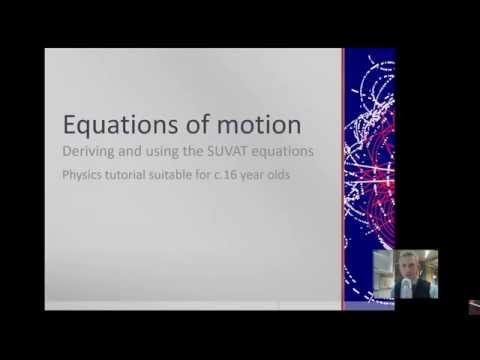 Equations of motion - derivation and use