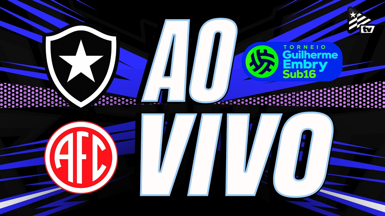 Assista AO VIVO: Botafogo recebe o America pelo Torneio Guilherme Embry Sub-16