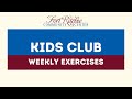 Kids Club Weekly Exercises Jump Rope