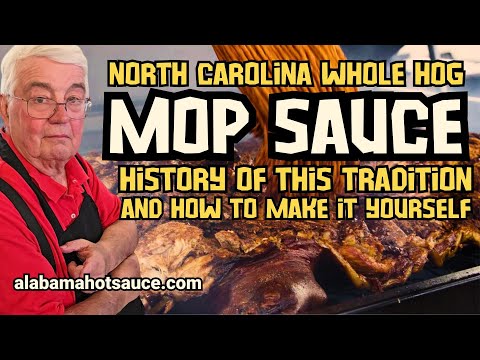 How To Make Mop Sauce For Whole Hog BBQ - Eastern North Carolina Style #alabamahotsauce #wholehog