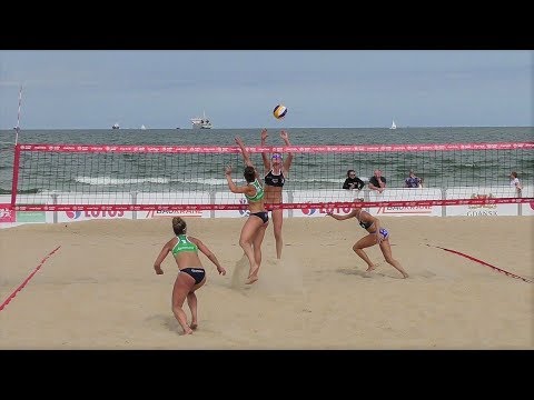 Gruszczyńska/Wachowicz vs Tylutki/Balcerowicz - GP Stad. Letn. 2019 w siatkówce plaż.; półfinał