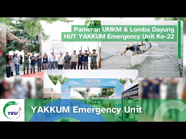 Pameran UMKM dan Lomba Dayung Hari Ulang Tahun YAKKUM Emergency Unit ke-22