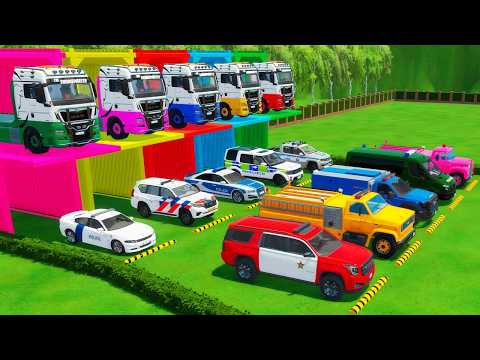 EXTREME EMERGENCY TRANSPORT! POLICE & AMBULANCE OVERLOAD ON MERCEDES | FS22