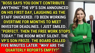 How I Neutralized the VP's Son with a Single Folder | Corporate Revenge ♟️