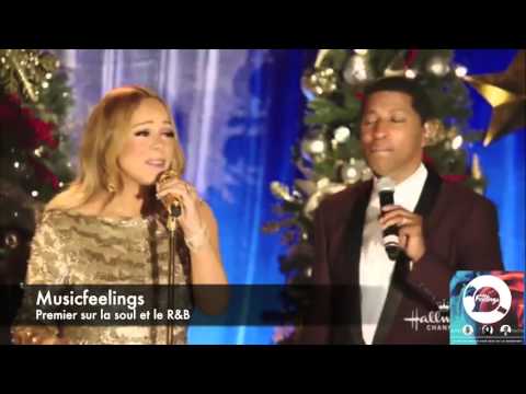 Mariah Carey and Babyface - Christmas Time is in the air again. ( live)