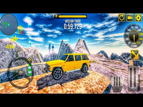 Best Offroad Car Driving Android | Yellow Jeep Mission Timer Gameplay