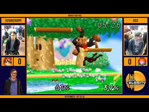 Keystoned II | KeroKeroppi (DK) vs KD3 (Samus) - Winners Semi-Final - Super Smash Bros.