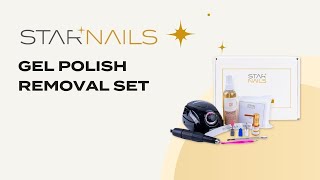 Sada STARNAILS Gel Polish Removal Set + JD102 – odstranění gel laku