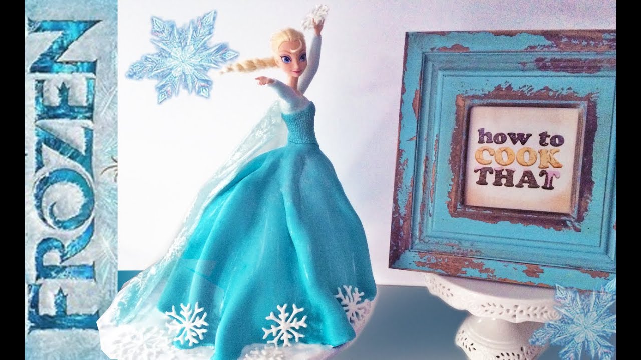 FROZEN ELSA PRINCESS CAKE How To Cook That Elsa Doll Cake Ann Reardon