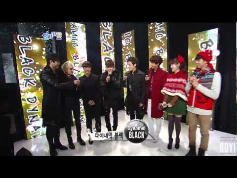 121223 SBS 인기가요 / The Color of K-pop Dynamic Black (진운 편집 Cut.)
