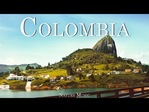 Colombia 4K - Scenic Nature Relaxation Film with Peaceful Relaxing Music for Rest, Relax