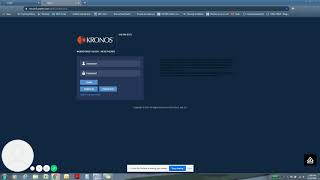 Kronos 01 - How to Login