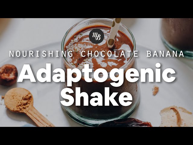 Nourishing Chocolate Banana Adaptogenic Shake | Minimalist Baker Recipes