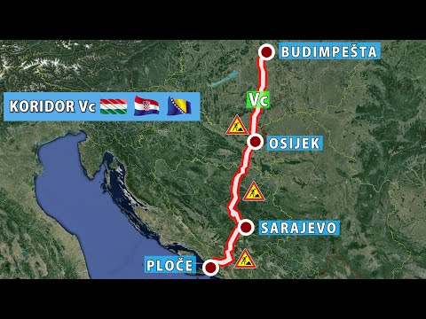 Pregled izgradnje cijelog KORIDORA Vc