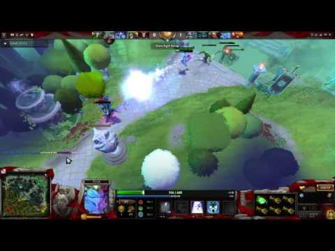 Puck killing Queen of Pain