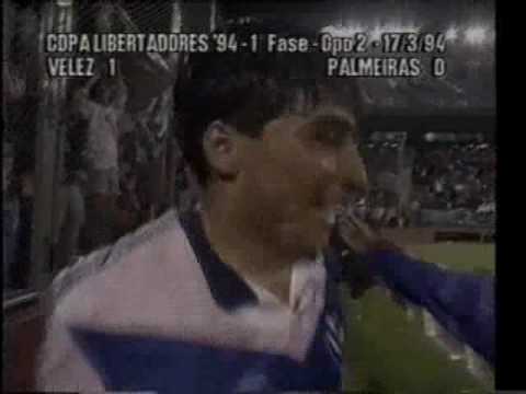 Copa Libertadores 1994 - Primera Fase - Vélez 1 - Palmeiras 0