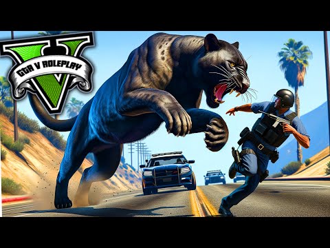 LE LION NOIR ATTAQUE LA POLICE ! (GTA 5 RP)