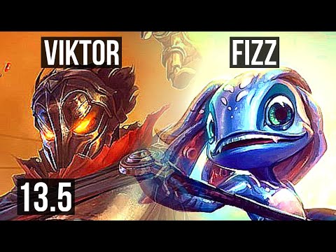VIKTOR vs FIZZ (MID) | 66% winrate, 5/1/4 | TR Master | 13.5