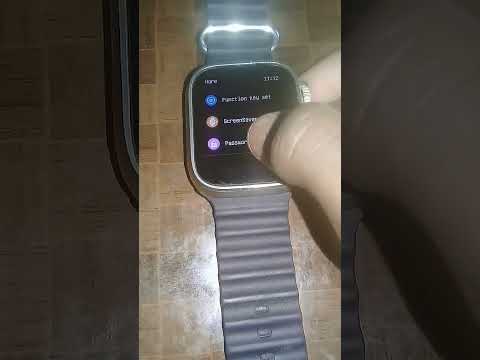 How to set password in T800 ultra smart watch #trending