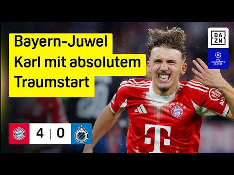 FC Bayern München - FC Brügge | UEFA Champions League | DAZN Highlights