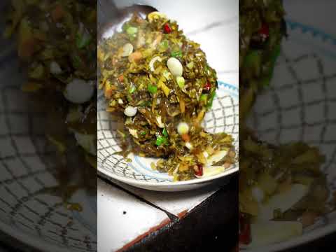 Sauerkraut shaved noodles #ChineseCooking# Rural Food# Hometown Taste# Grey Tofu# My Country