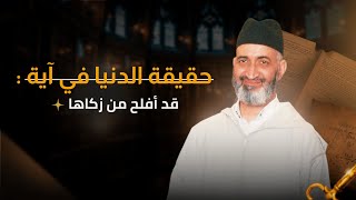 حقيقة الدنيا في آية : قد أفلح من زكاها | فضيلة الدكتور فريد الأنصاري رحمه الله
