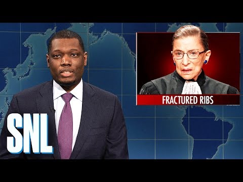 Weekend Update: Justice Ruth Bader Ginsburg Hospitalized - SNL