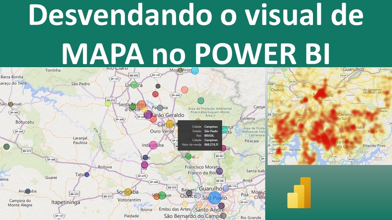 Desvende os Segredos do Mapa do Power BI: Visualização Geográfica de Dados descomplicada