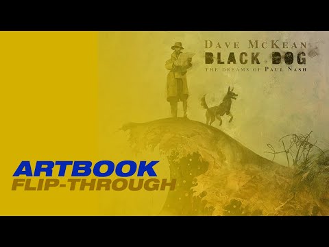 Dave McKean Black Dog The Dreams of Paul Nash - Art Book Flip Through