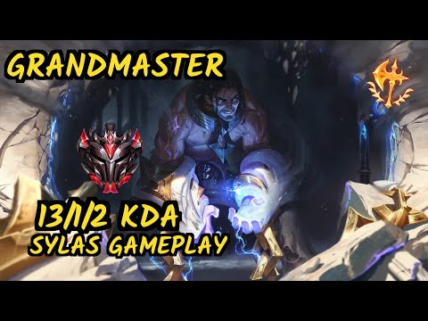 MADL Pretty (SYLAS) - 13/1/2 KDA GAMEPLAY - EUW Ranked GRANDMASTER v9.6
