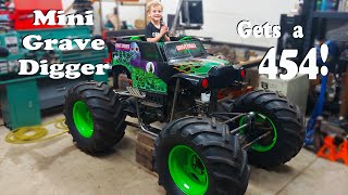 454 Engine for the Custom DIY Mini Grave Digger Powerwheels Monster Truck Build