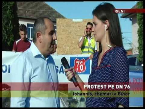 Protest pe DN76