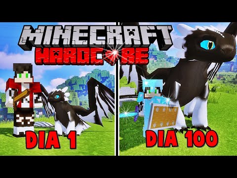 Okaazi Games - I SURVIVED 100 DAYS IN A WORLD OF DRAGONS in Minecraft Hardcore - THE MOVIE #2