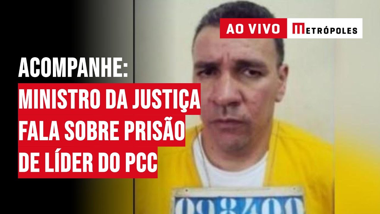 Ao vivo: ministro da Justiça Ricardo Lewandowski fala sobre prisão de Tuta