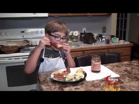 Cooking With Kade | Cooks Chicken and Sausage with...