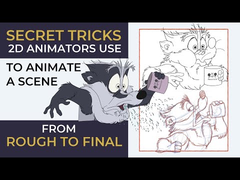 Secret Animation Tricks 2D Animators Use To Animate a Scene