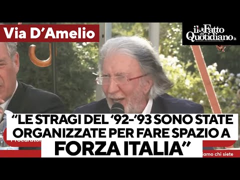 Il duro attacco di Scarpinato al centrodestra: "Stragi '92-'93 fatte per dare spazio a Forza Italia"
