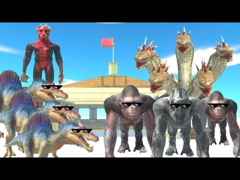 GORO BROTHERS + HYDRA LEADER + FANTASY + PRIMATES VS SPINO BROTHERS + KOZAROG LEADER + INFERNALS