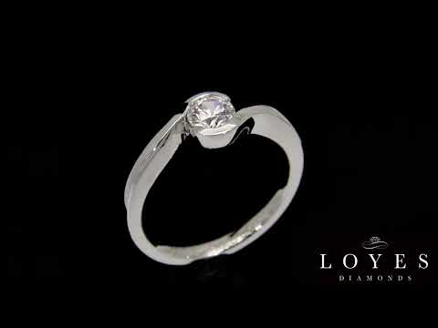 Tension Set Diamond Ring – ‘Sofia’