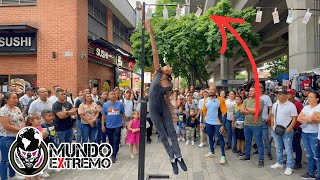 Mujeres saltan muy alto por dinero😱