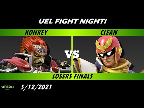 Fight Night! - Konkey (Ganon) vs Clean (Greninja, Falcon) Losers Finals - Smash Ultimate