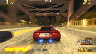 Burnout Revenge: Lone Peak Race Forwards - Tuned M-Type Racer!