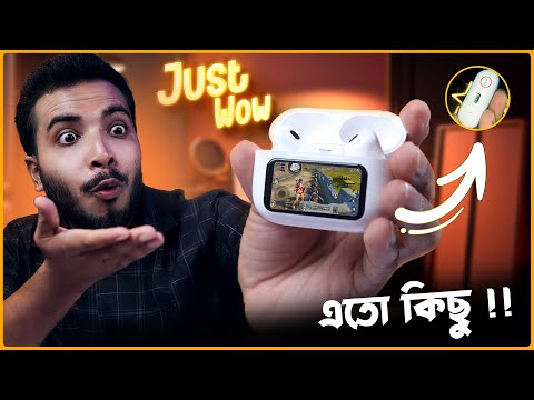 A9 Pro ANC Wireless Earbuds with Disply Touch Control