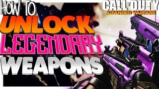 COD AW: How To Unlock "LEGENDARY" Weapons - COD Advanced Warfare (How it Should Be)